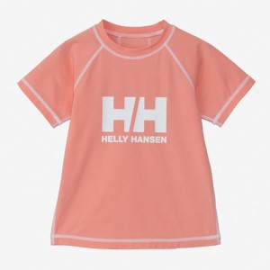 ヘリーハンセン HELLY HANSEN ショートスリーブ HHクルーラッシュガード（キッズ） 水着 HJ82416-SO