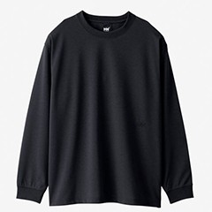 ヘリーハンセン HELLY HANSEN ロングスリーブ  ワンポイントティー（ユニセックス）長袖Tシャツ HOE32269-K2