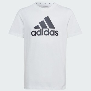 アディダス adidas エッセンシャルズ ビッグロゴ コットン半袖Tシャツ（ジュニア） IB1670