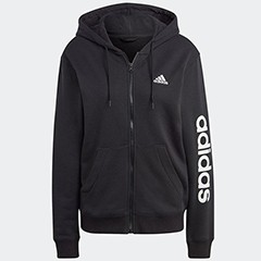 アディダス adidas エッセンシャルズ リニア フルジップ フレンチテリーパーカー（レディース） IC6863