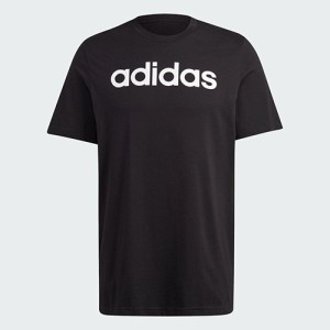 アディダス adidas エッセンシャルズ リニア刺しゅうロゴ 半袖Tシャツ メンズ IC9274