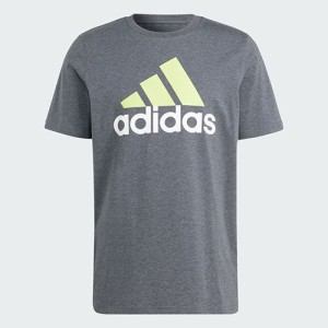 アディダス adidas エッセンシャルズ シングルジャージー ビッグロゴ半袖Tシャツ メンズ IJ8578