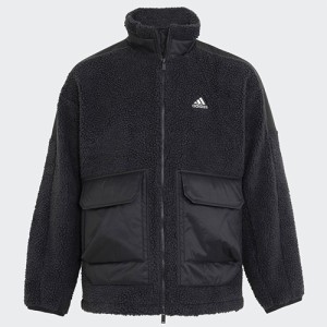 アディダス adidas ワーディング オーバーサイズド ボア フルジップ ジャケット（ジェンダーニュートラル） フリース IK7341