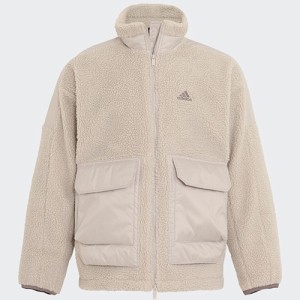 アディダス adidas ワーディング オーバーサイズド ボア フルジップ ジャケット（ジェンダーニュートラル） フリース IK7342