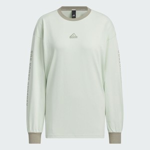 アディダス adidas ワーディング ルーズフィット シングルジャージー チュニック レディース 長袖 Tシャツ IM8707