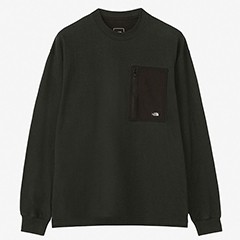 ノースフェイス THE NORTH FACE ロングスリーブ フィールドポケットティー メンズ キャンプ 長袖Tシャツ 正規品 NT62330 K