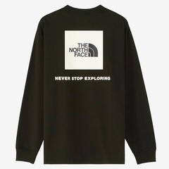 ノースフェイス THE NORTH FACE ロングスリーブ バックスクエアロゴティー ユニセックス 長袖Tシャツ 正規品 NT82333 K