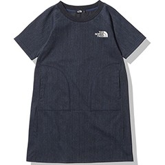 ノースフェイス THE NORTH FACE ガールズ ストレッチデニム マウンテンワンピース キッズ 正規品 NTG12218 ID