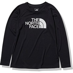 ノースフェイス THE NORTH FACE ロングスリーブ GTDロゴクルー レディース ランニング 長袖 正規品 NTW12377 K