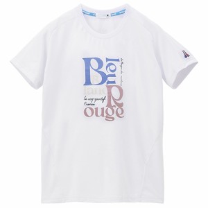 ルコック le coq sportif 肌面ドライ LCS プリュームニット 半袖Tシャツ（レディース） QMWXJA02-WH