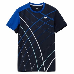 ルコック le coq sportif グラフィックゲームシャツ テニス メンズウェア QTMXJA90-NV