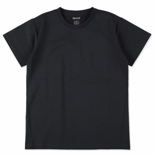 マーモット Marmot W's MMW Tee（レディース）半袖Tシャツ TSFWC201-BLK