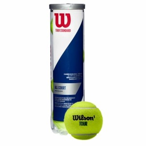 ウィルソン Ｗｉｌｓｏｎ TOUR STANDARD ツアースタンダード （１缶４球入り） テニス 硬式ボール 練習球 WRT103800