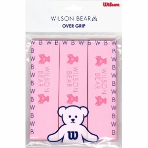 ウィルソン Wilson PRO OVER GRIP 3PK BEAR PINK テニス グリップテープ WRZ4020BP