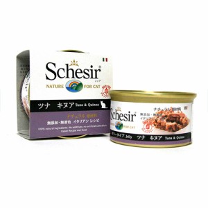 Schesir（シシア）キャットシリーズ ゼリータイプ ツナ＆キヌア 85g 猫缶 キャットフード ウェット 猫用品/ねこグッズ/ペット用品