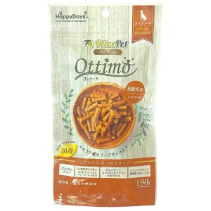 Happy Days Olive Pet セミモイストドッグフード オッティモ 高齢犬用 90g（グルテンフリー セミモイスト 総合栄養食）