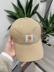 Carhartt WIP カーハート 夏用 ウォッシュド コットンキャンバス ダック キャップ アウトドア ベースボールキャップ