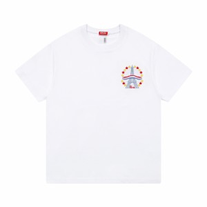 KENZO 高田賢三タワー刺繍半袖Tシャツ