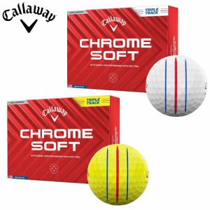 【即納】キャロウェイ 2024 CHROME SOFT クロムソフト トリプルトラック ゴルフボール 1ダース(12球) 日本正規品