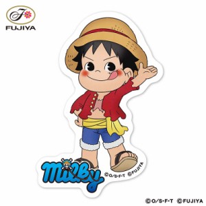 ステッカー ルフィ milky ワンピース ONE PIECE コラボ ペコちゃん ミルキー