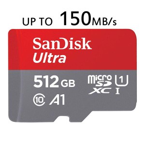 マイクロSDカード microSD 512GB microSDカード microSDXC SanDisk サンディスク Ultra Class10 UHS-I A1 R:150MB/s ゆうパケット送料無