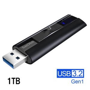 USBメモリ 1TB SanDisk ExtremePro USB3.2 Gen1 R:420MB/s W380MB/s スライド式 海外パッケージ SDCZ880-1T00-G46 ネコポス送料無料