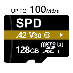 microSDXC 128GB SPD R:100MB/s W:80MB/s UHS-I U3 V30 4K動画録画 A CLASS10 3年保証 Nintendo Switch動作確認済 ゆうパケット送料無料