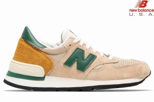 ニューバランス new balance 990 スニーカー メンズ Dワイズ MADE IN USA ベージュ M990TG1