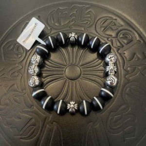 Chrome Hearts クロムハーツ ヴィンテージ ブラック ホワイト オニキス ブレスレット