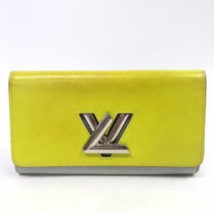 LOUIS VUITTON/ルイヴィトン ポルトフォイユ ツイスト  エピ 長財布 イエロー系 レディース