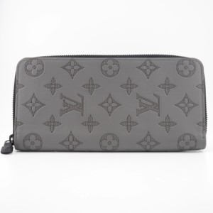 LOUIS VUITTON/ルイヴィトン ビトン M81384 ヴェルティカル ジッピーウォレット ラウンドファスナー モノグラムシャドウ レザー 長財布