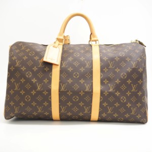 LOUIS VUITTON/ルイヴィトン ビトン M41416 キーポルバンドリエール50 モノグラム レザー ボストンバッグ ブラウン ユニセックス ブラン