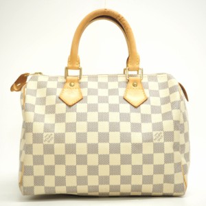 LOUIS VUITTON/ルイヴィトン ビトン N41534 スピーディ25 ダミエ レザー ハンドバッグ アズール レディース ブランド