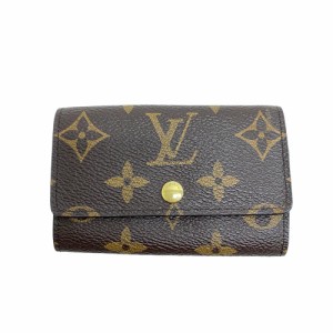 LOUIS VUITTON/ルイヴィトン ビトン M62630 ミュルティクレ6 モノグラム レザー キーケース ブラウン ユニセックス ブランド