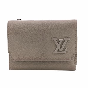 LOUIS VUITTON/ルイヴィトン ビトン M82410 ポルトフォイユ パイロット LVエアログラム ジップ トリヨン 三つ折り財布 グレー  ブランド