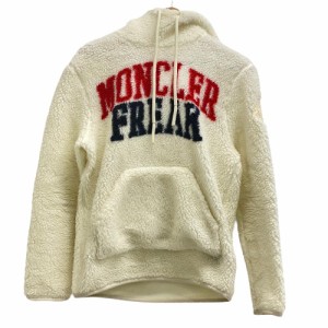 MONCLER/モンクレール  E20918031100 19年 2 1952 アクリル パーカー ホワイト ユニセックス ブランド