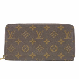 LOUIS VUITTON/ルイヴィトン ビトン M41895 ジッピーウォレット ラウンドファスナー モノグラム レザー 長財布 ブラウン