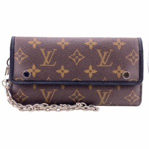 LOUIS VUITTON/ルイヴィトン ビトン M60168 ポルトフォイユロン モノグラムマカサー レザー 長財布 ブラウン レディース ブランド