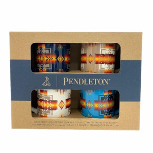 PENDLETON/ペンドルトン CHIEF JOSEPH MU チーフジョセフコレクション 4点セット セラミックマグセット 磁器 マグカップ マルチカラー