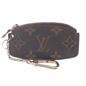 LOUIS VUITTON/ルイヴィトン ビトン M62690 エテュイ クレピア モノグラム レザー コインケース ブラウン ユニセックス ブランド