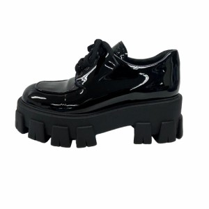 PRADA/プラダ  モノリス レザーシューズ パテントレザー その他靴 ブラック レディース ブランド