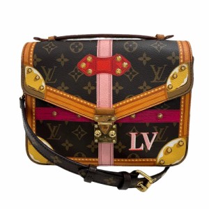 LOUIS VUITTON/ルイヴィトン ビトン M43628 サマートランク ポシェット･メティス モノグラム レザー ショルダーバッグ ブラウン