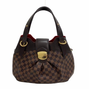 LOUIS VUITTON/ルイヴィトン ビトン N41540 システィナGM ダミエ レザー ショルダーバッグ ブラウン レディース ブランド