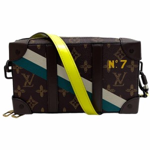 LOUIS VUITTON/ルイヴィトン ビトン M81246 ソフトトランク ウォレット モノグラム レザー ショルダーバッグ ブラウン レディース ブラン