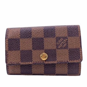 LOUIS VUITTON/ルイヴィトン ビトン N62630 ミュルティクレ6 ダミエ レザー キーケース ブラウン ユニセックス ブランド