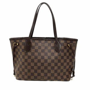 LOUIS VUITTON/ルイヴィトン ビトン N41359 ネヴァーフルPM ダミエ レザー ハンドバッグ ブラウン ユニセックス ブランド