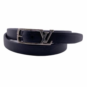 LOUIS VUITTON/ルイヴィトン ビトン M6257 ブラスレ サンチュール ネオグラム レザー ブレスレット ブラック メンズ ブランド