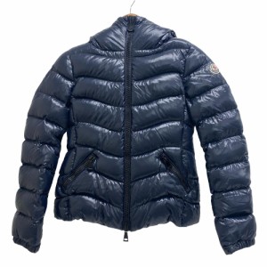 MONCLER/モンクレール  16年 0  ナイロン ダウンジャケット ネイビー レディース ブランド