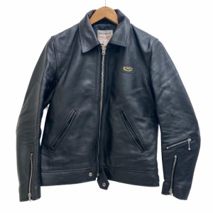 LEWIS LEATHER/ルイスレザー  AVIAKIT コルセア 38 レザー ライダースジャケット ブラック メンズ ブランド