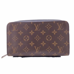 LOUIS VUITTON/ルイヴィトン ビトン M61506 ジッピーXL ラウンドファスナー モノグラムマカサー レザー 長財布 ブラウン - ブランド